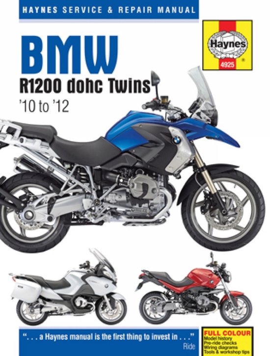 Haynes BMW R1200 Dohc Twins Service and Repair Manual