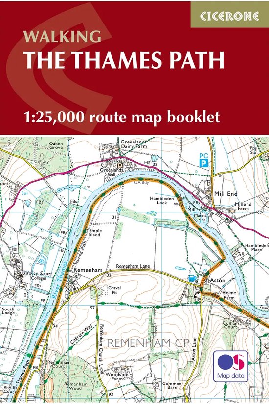 Cicerone The Thames Path Map Booklet