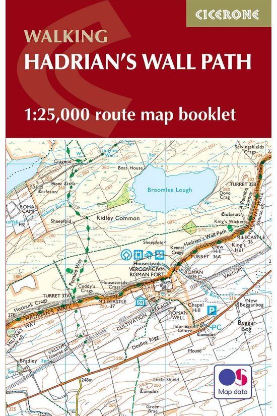 Cicerone Hadrian's Wall Path Map Booklet