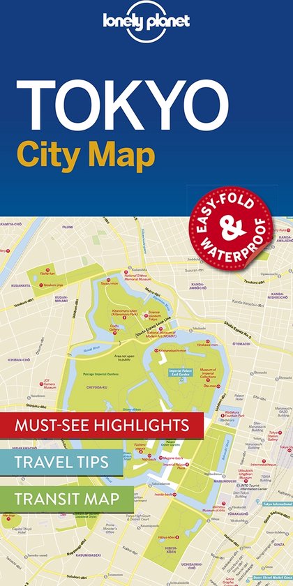 Lonely Planet Tokyo City Map