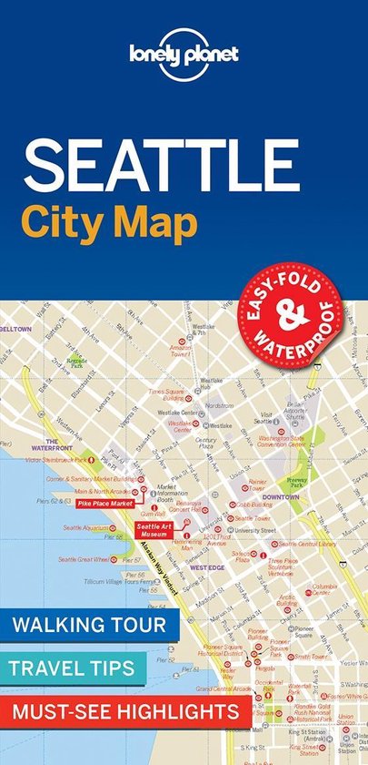 Lonely Planet Seattle City Map