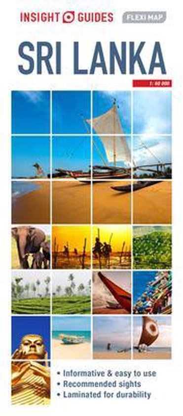 Insight Guides Flexi Maps- Insight Guides Flexi Map Sri Lanka