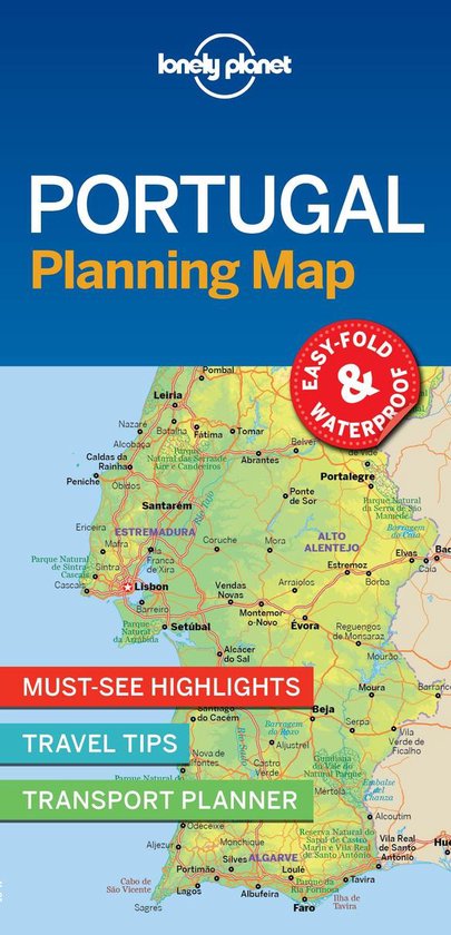 Lonely Planet Portugal Planning Map