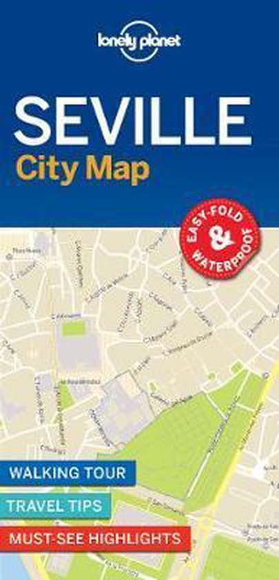 Map- Lonely Planet Seville City Map