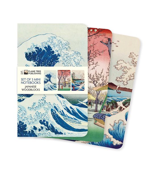 Japanese Woodblocks Mini Notebook Collection