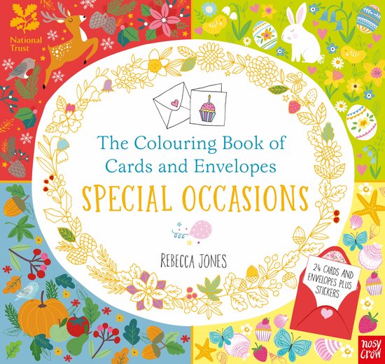 National Trust: The Colouring Book of Cards and Envelopes: Special Occasions