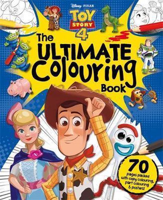 Mammoth Colouring- Disney Pixar Toy Story 4 The Ultimate Colouring Book