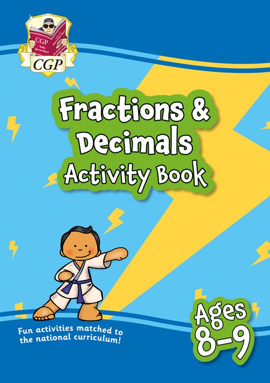 New Fractions & Decimals Maths Activity Book for Ages 8-9: perfect for home learning