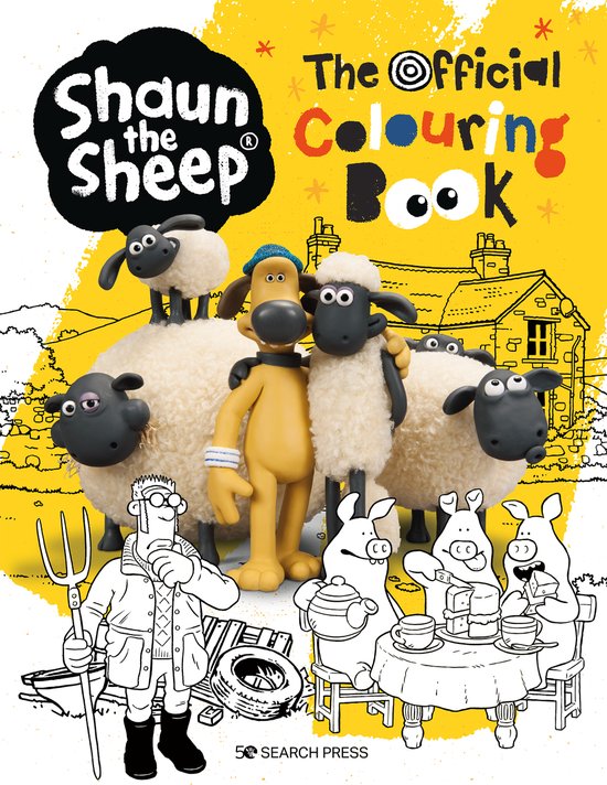 Aardman- Shaun the Sheep: The Official Colouring Book