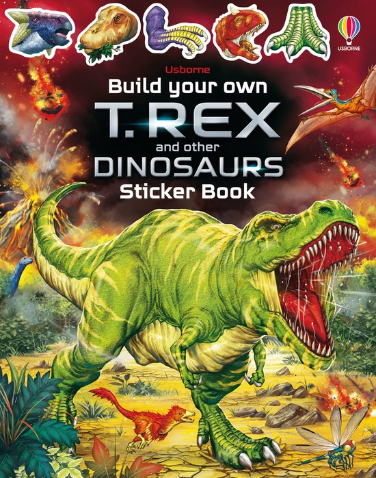 Build Your Own Sticker Book- Build Your Own T. Rex and Other Dinosaurs Sticker Book