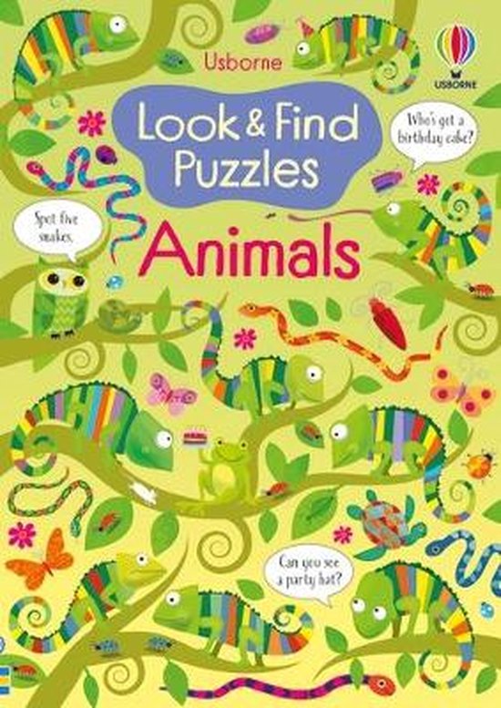 Look and Find Puzzles- Look and Find Puzzles Animals