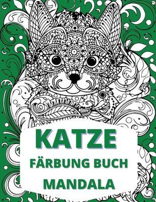 Katze Mandala Färbung Buch