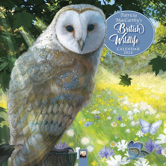 Patricia MacCarthy's British Wildlife Wall Calendar 2024 (Art Calendar)