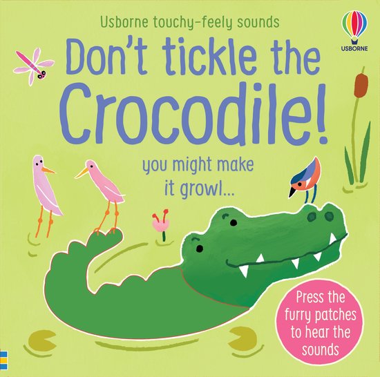 DON’T TICKLE Touchy Feely Sound Books- Don't Tickle the Crocodile!