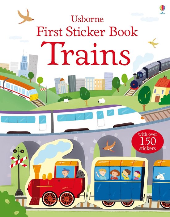 First Sticker Books- First Sticker Book Trains