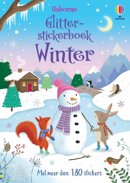 Usborne Glitterstickerboek 1 - Winter