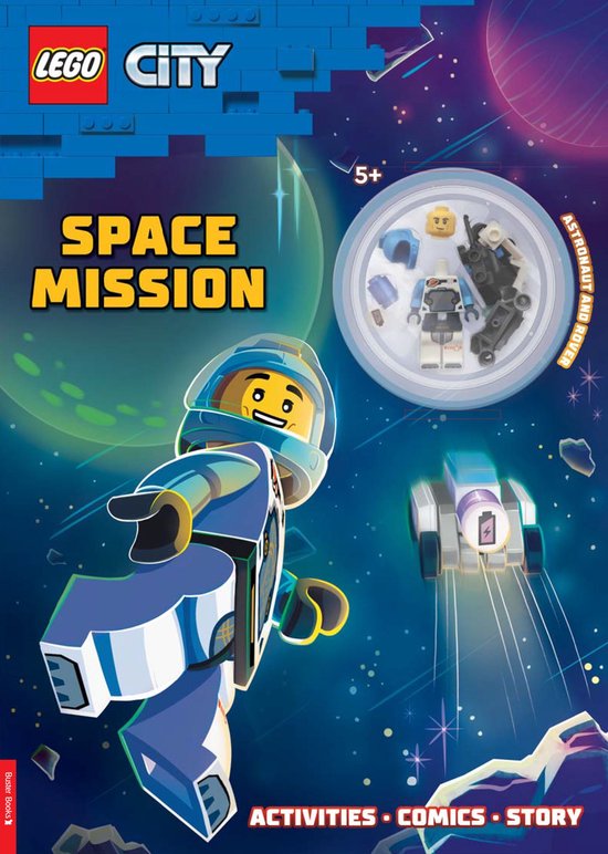 LEGO Minifigure Activity- LEGO City: Space Mission (with astronaut LEGO minifigure and rover mini-build)