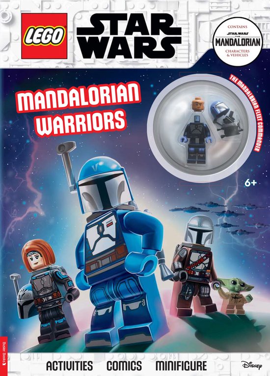 LEGO Minifigure Activity- LEGO Star Wars: Mandalorian Warriors (with Mandalorian Fleet Commander LEGO minifigure)