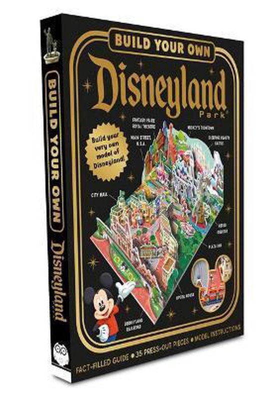 Press-Out 3D Model Activity Kit- Disney: Build Your Own Disneyland Park