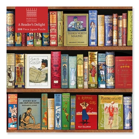 Adult Jigsaw Puzzle Bodleian Libraries: Three Shelves (500 Pieces)