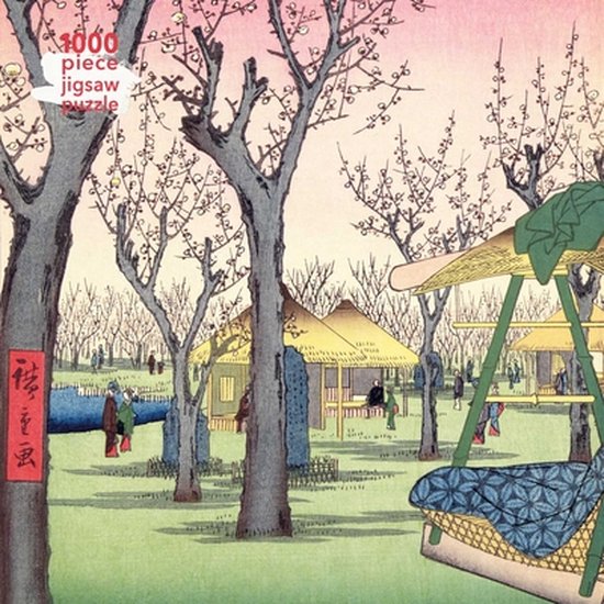 Adult Jigsaw Puzzle Utagawa Hiroshige: Plum Garden: 1000-Piece Jigsaw Puzzles