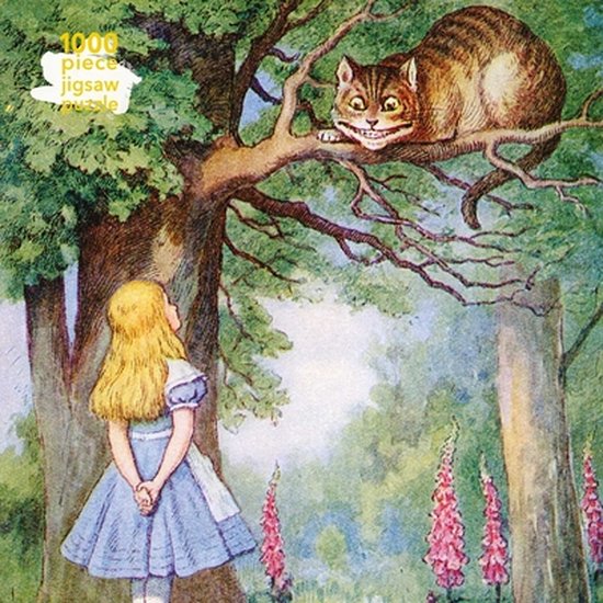 Adult Jigsaw Puzzle Alice and the Cheshire Cat: 1000-Piece Jigsaw Puzzles