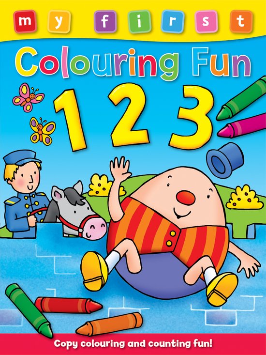 My First Colouring Fun 123