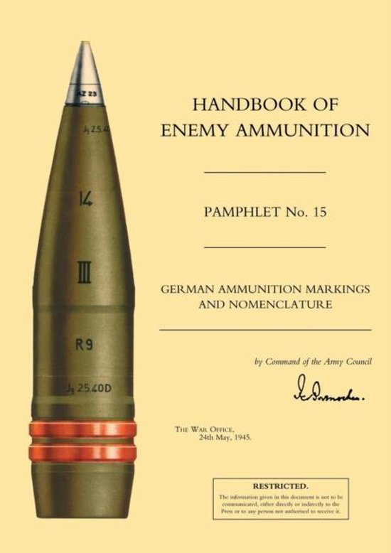 Handbook of Enemy Ammunition: No. 15