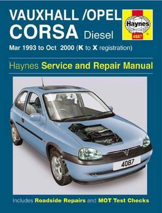 Vauxhall/Opel Corsa Diesel Service And Repair Manual