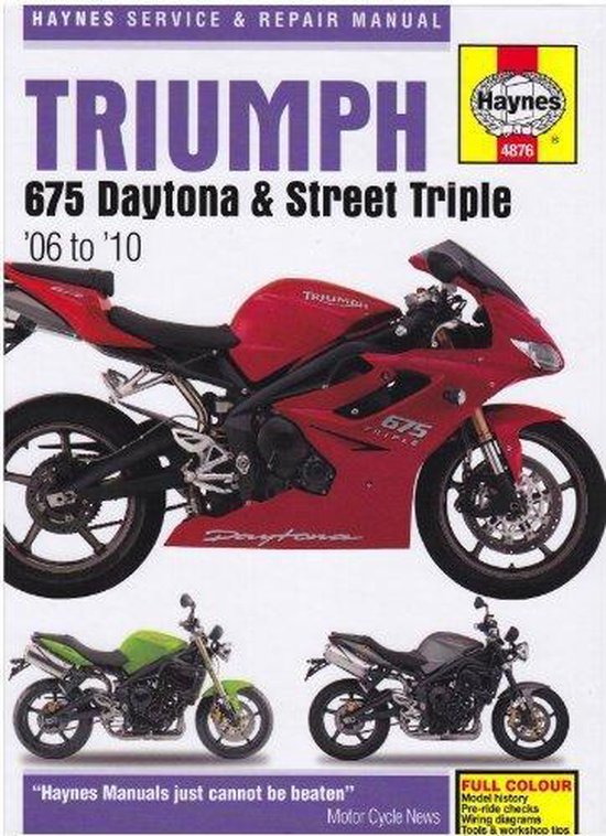 Triumph 675 Daytona And Street Triple Service And Repair Man