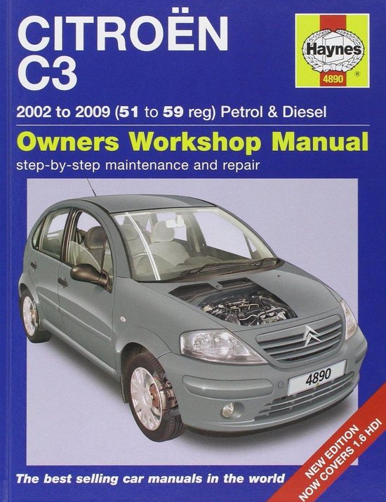 Citroen C3 Petrol & Diesel Service and Repair Manual