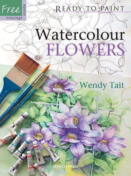 Ready To Paint Wtercolour Flowers