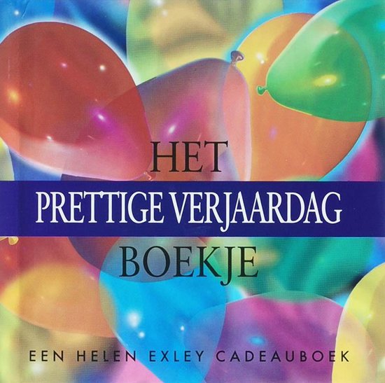 Het prettige verjaardag boekje