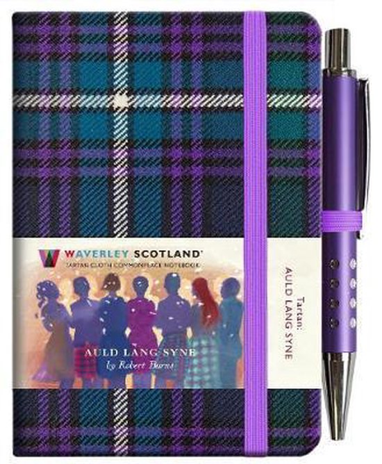 Auld Lang Syne Tartan Notebook (mini with pen)