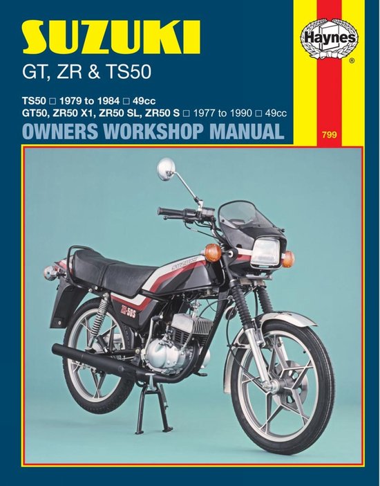 Suzuki GT, ZR & TS50 (77 - 90) Haynes Repair Manual