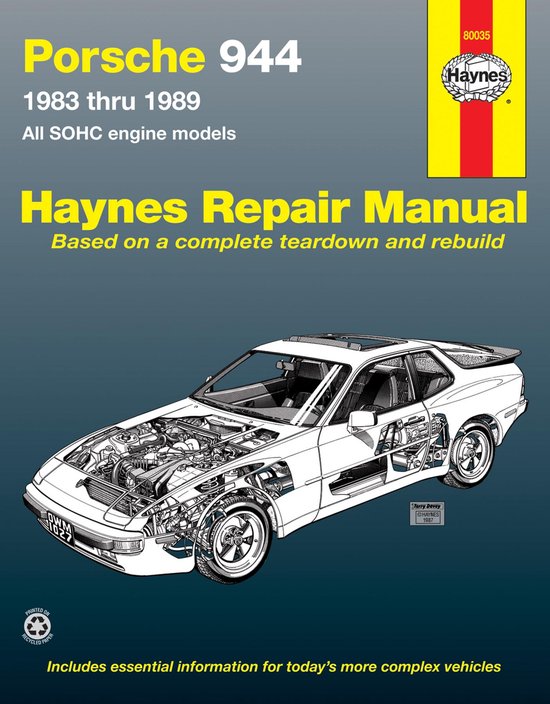 Porsche 944 Automotive Repair Manual