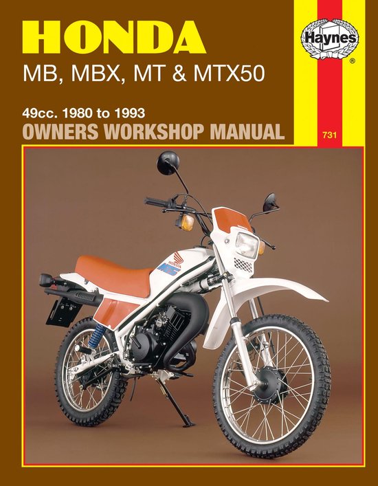 Honda Mb, Mbx, Mt & Mtx50 Owners Workshop Manual, 1980 to 1993