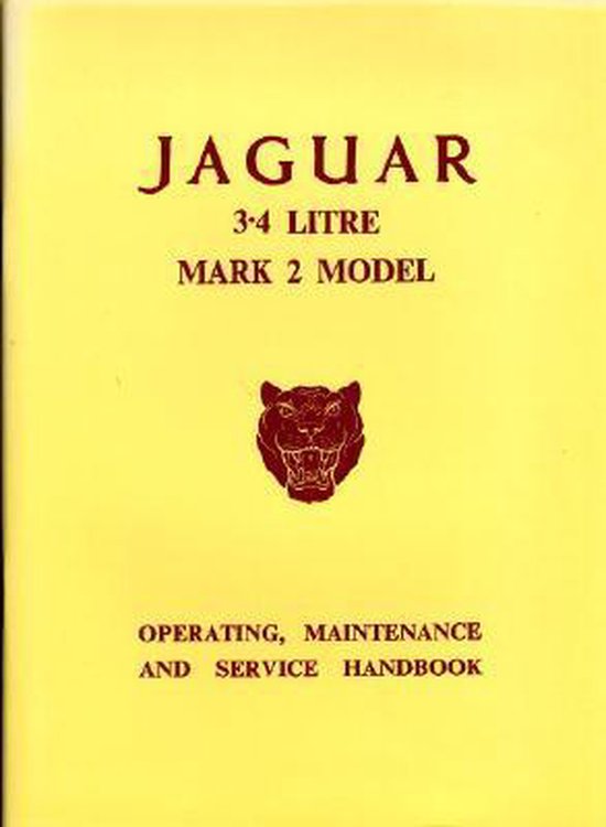 Jaguar 3.4 Mk.2 Handbook