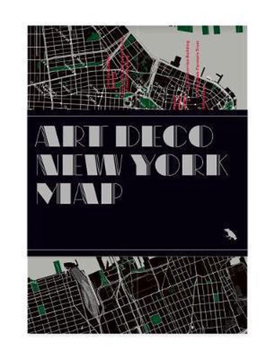 Art Deco New York Map