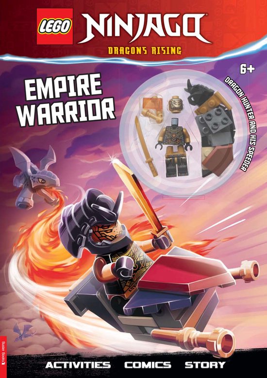 LEGO Minifigure Activity- LEGO NINJAGO: Empire Warrior (with Dragon Hunter minifigure and Speeder mini-build)