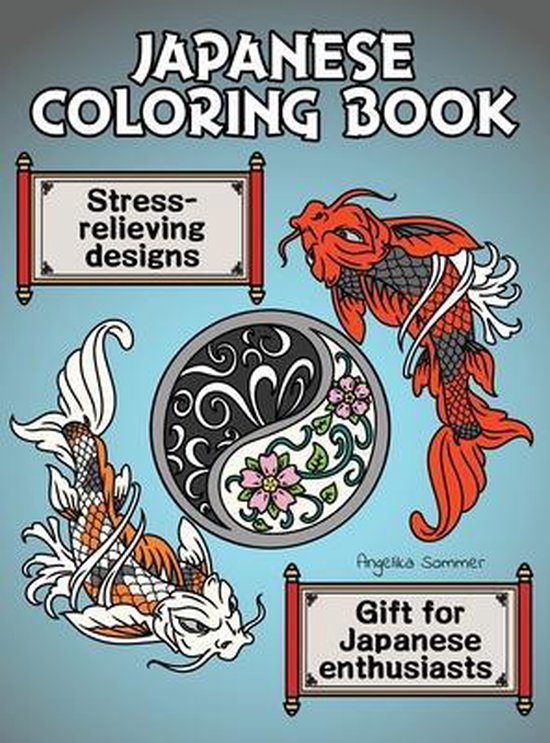 Japanese Coloring Book