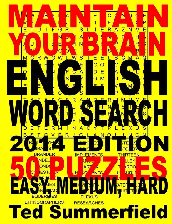 Puzzles 24 - Maintain Your Brain English Word Search, 2014 Edition