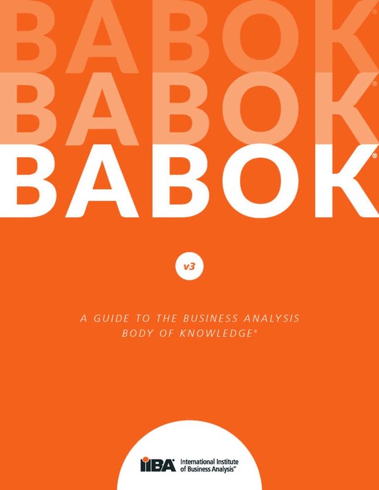 version 3 - A Guide to the Business Analysis Body of Knowledge (BABOK Guide) v3