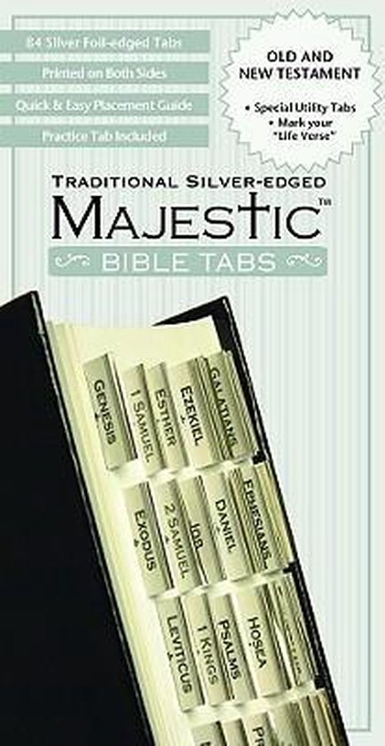 Majestic Traditional Silver-Edged Bible Tabs