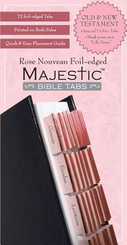 Majestic Rose Nouveau Bible Tabs