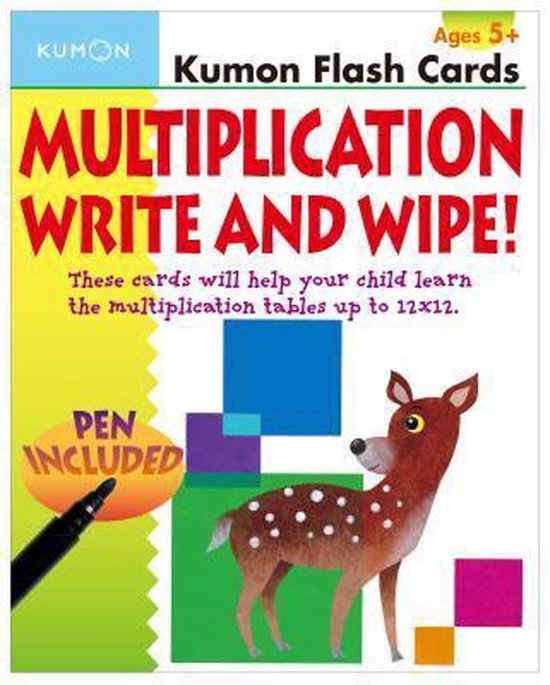 Multiplication Flashcards Write and Wipe!