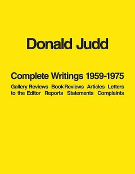 Donald Judd