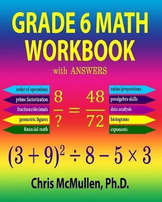 Improve Your Math Fluency- Grade 6 Math Workbook with Answers