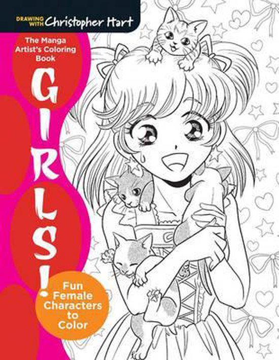 Mighty Coloring Book Of Manga Girls