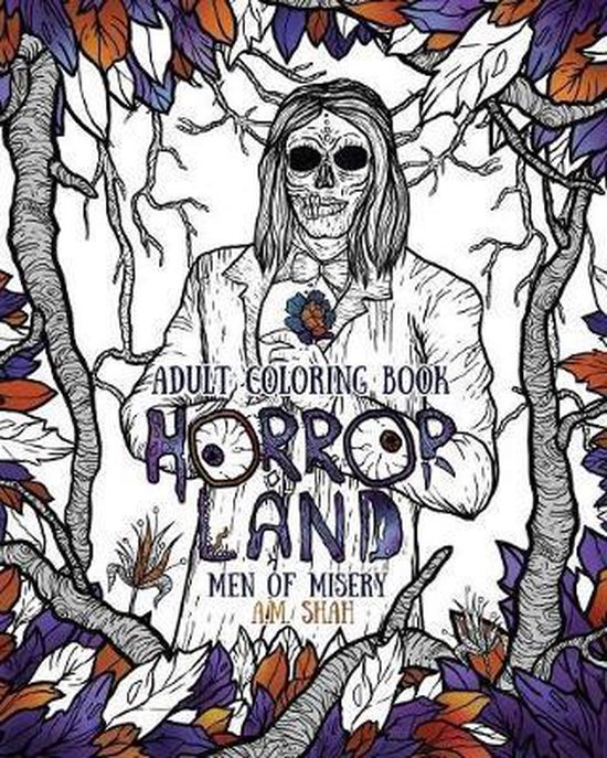 Horror Land- Adult Coloring Book